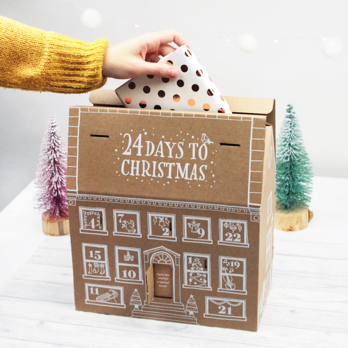 Personalised Couples Advent Calendar House Date Advent Etsy UK