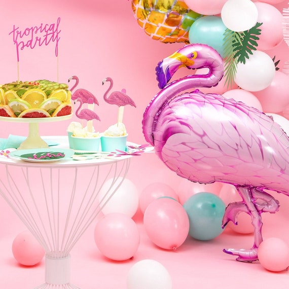 Flamingo Shaped Large Foil Balloon Giant Pink Flamingo Etsy Ireland