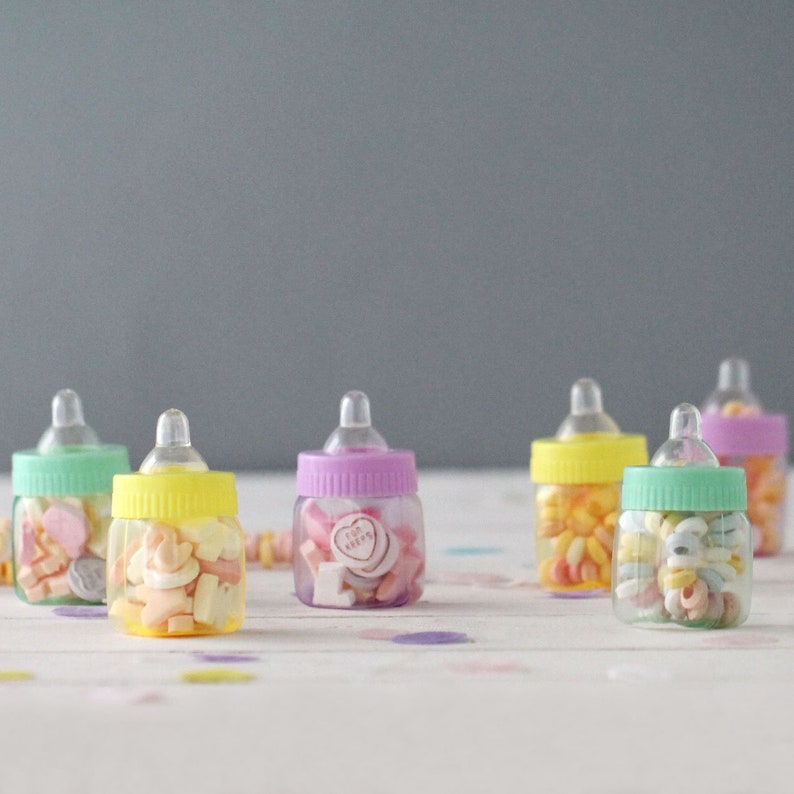 baby shower bottle favours