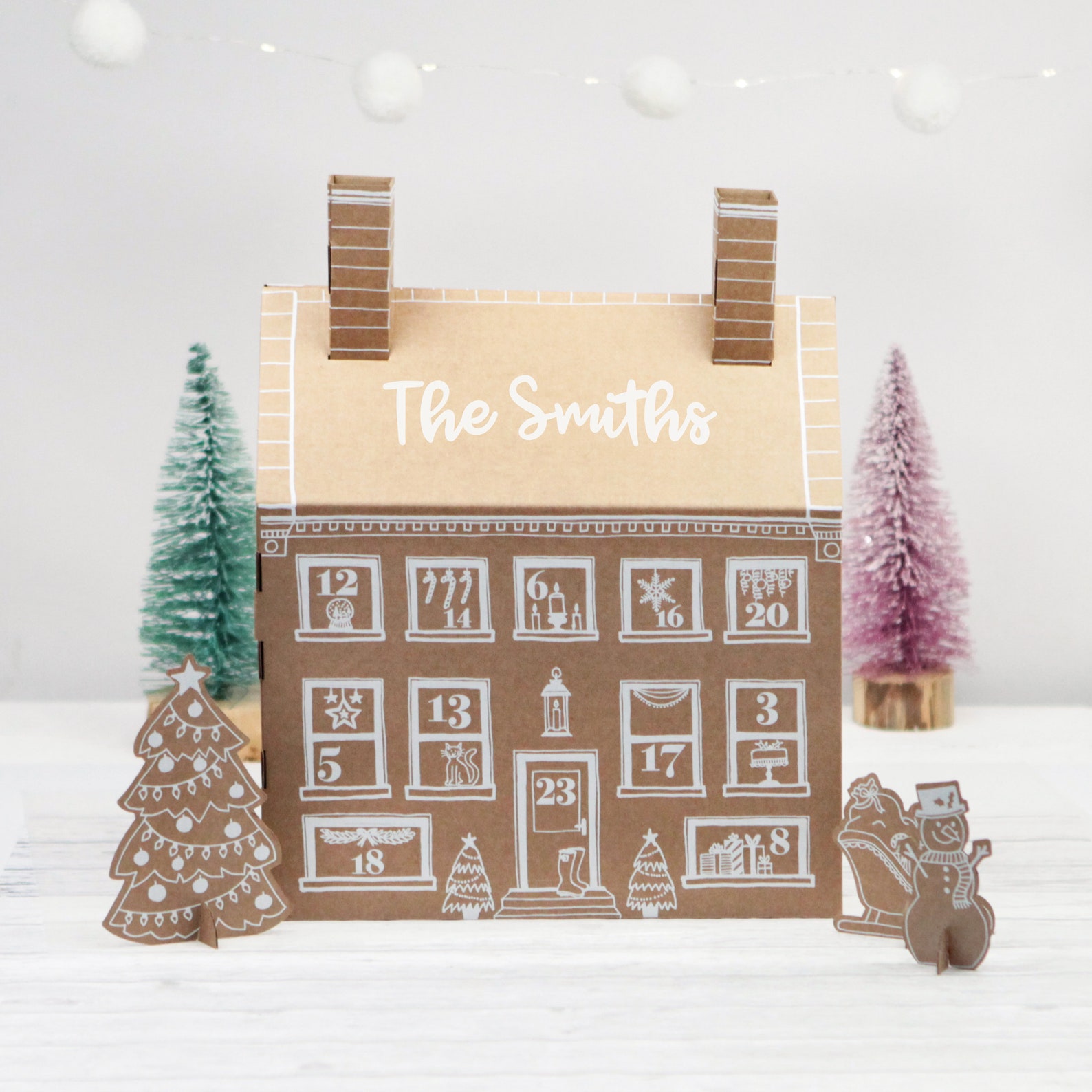 Personalised Couples Advent Calendar House Date Advent Etsy UK