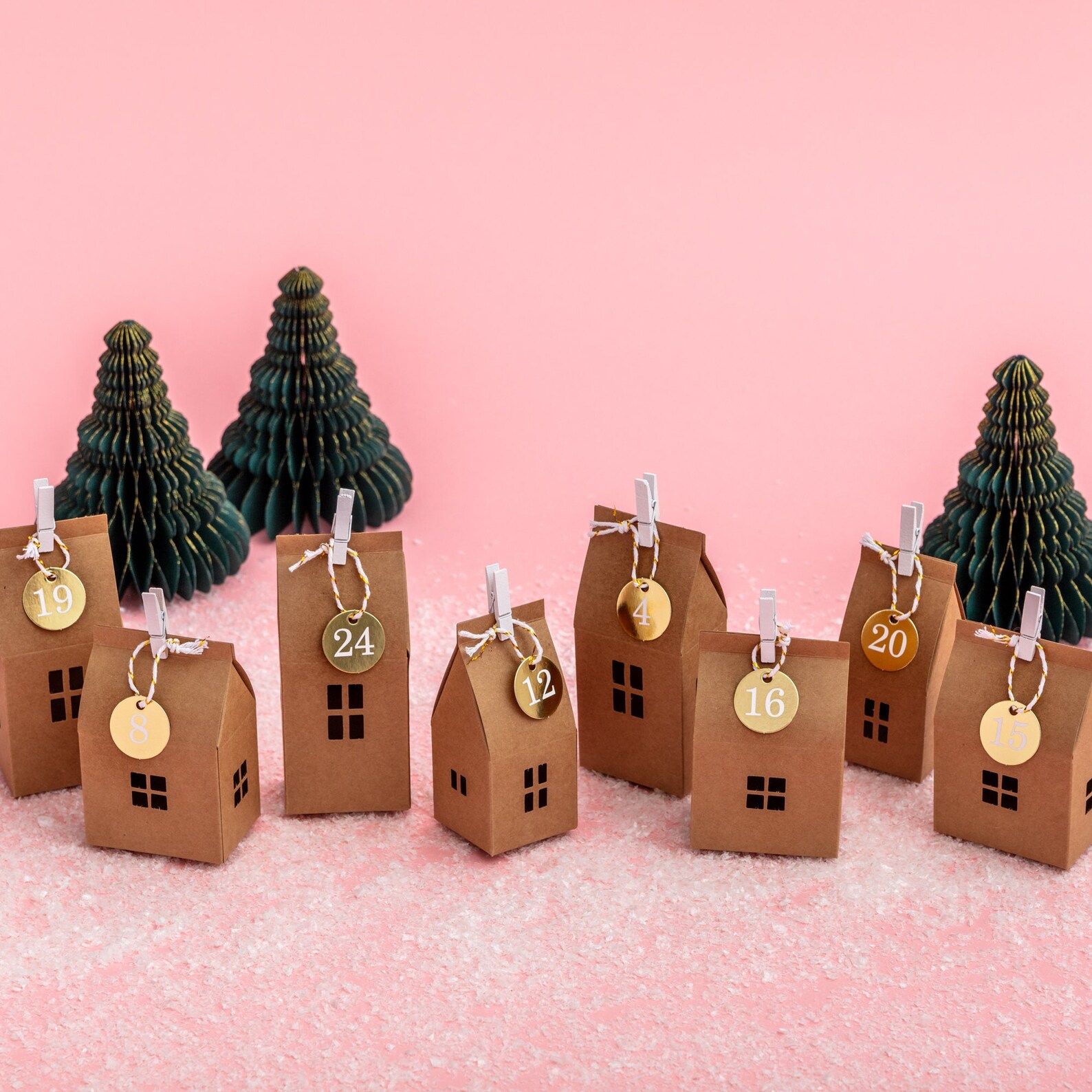 Fill Your Own Advent Calendar House Boxes and Numbers Etsy UK