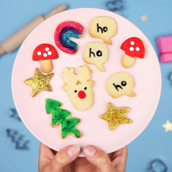 Christmas Cookie Cutters Pack Mini Festive Biscuits - Main Image