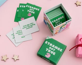 Strange But True Party Game Box -  Family Games Kids Table Games Dinner Table Travel Games For Children