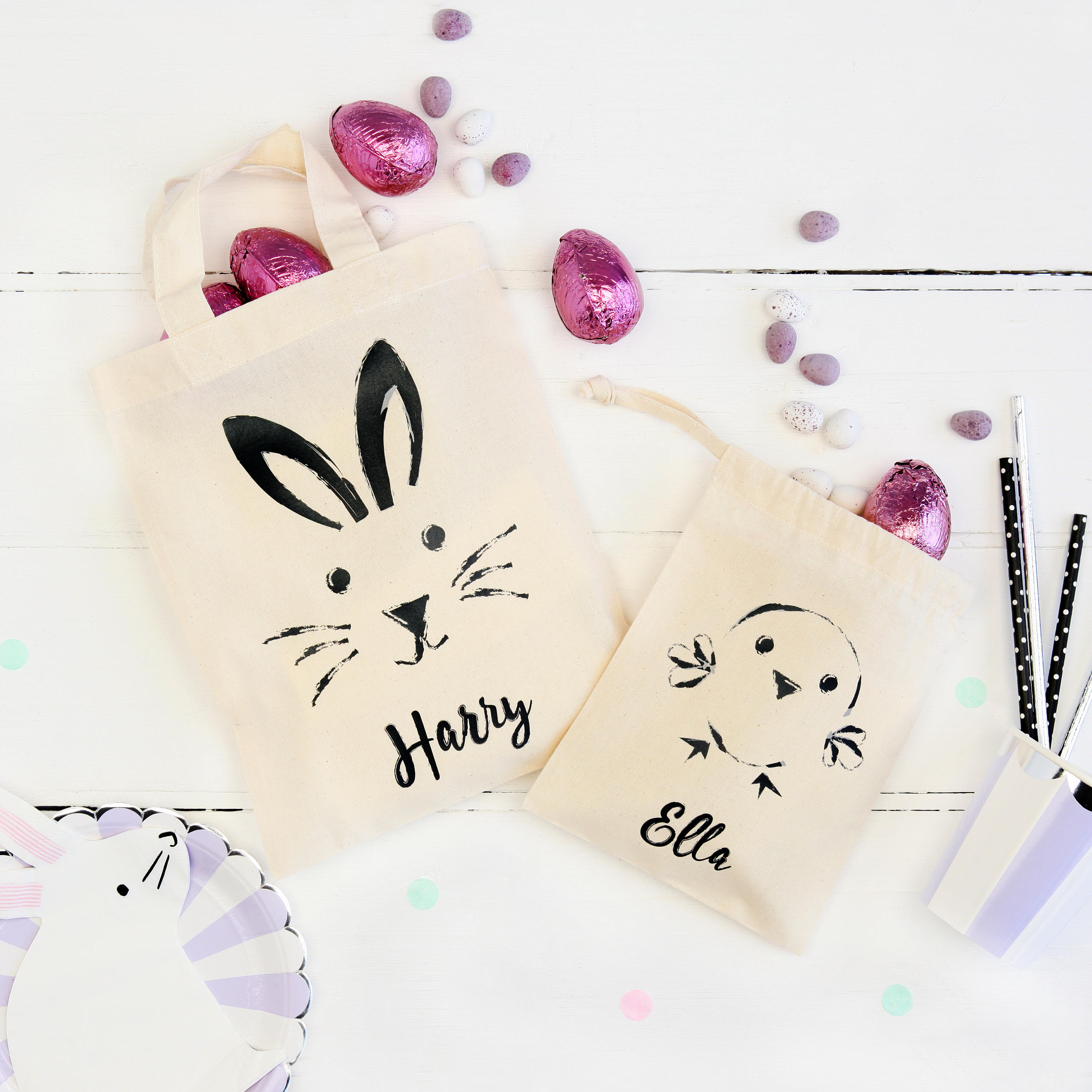 Personalised Easter Gift Bag Easter Party Favours Etsy
