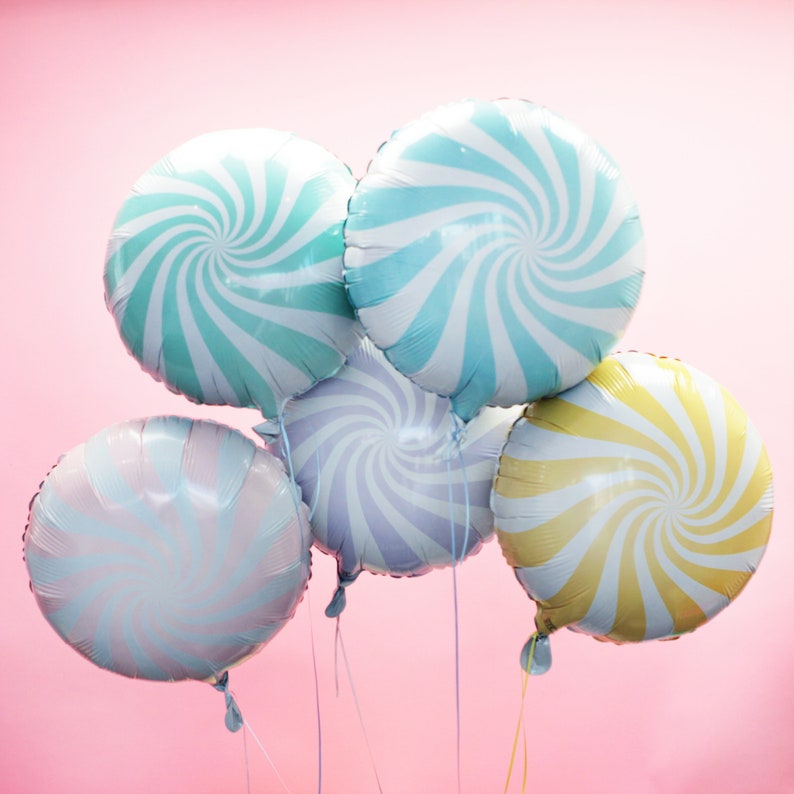 Foil Pastel Balloons Pink Mint Blue Yellow Purple Baby Etsy Foil Pastel Balloons Pink Mint Blue Yellow Purple Baby Etsy
