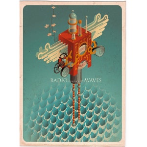 Radio Waves Print
