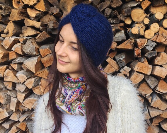 Vintage Turban Style Knit Hat White Vintage | Accessories | Vintage Turban Style Knit Hat White  main image 4