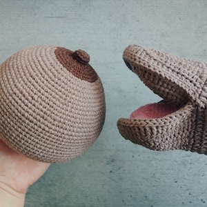 Lactation Consultant tools Breast Feeding Demonstration Crochet mouth model for doula breast demonstration model for midwife