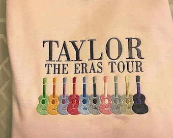 Pink Taylor the ERAS Tour Sweatshirt  (Light Pink and White in stock)