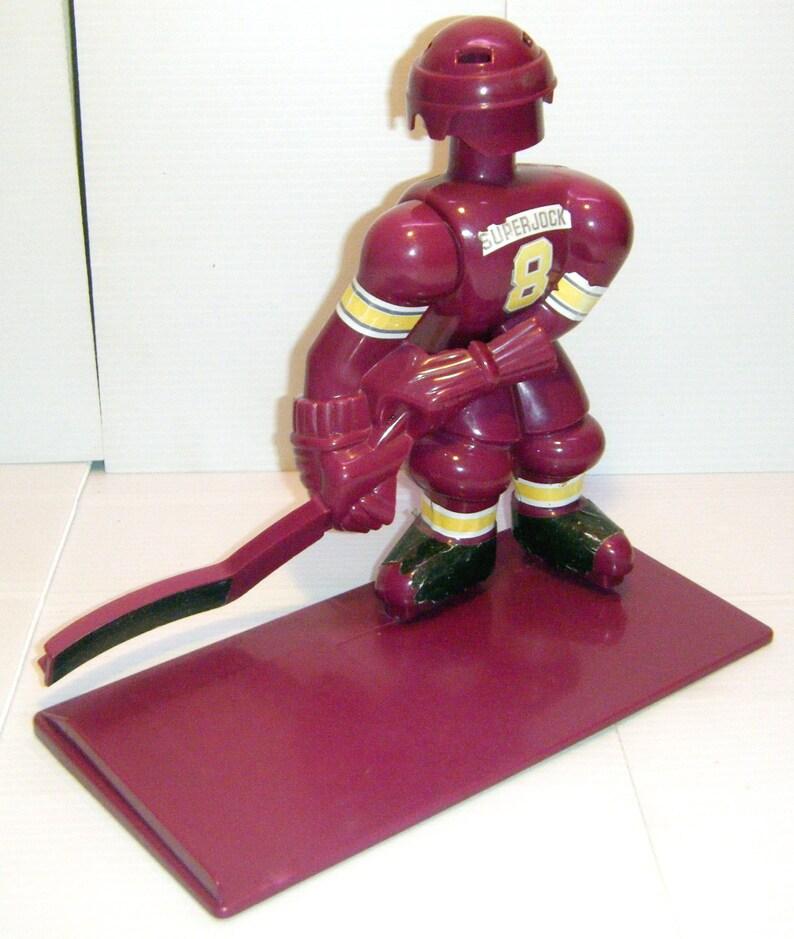 Vintage 1976 Schaper Super Jock Game Toy Hockey Player Highly Etsy