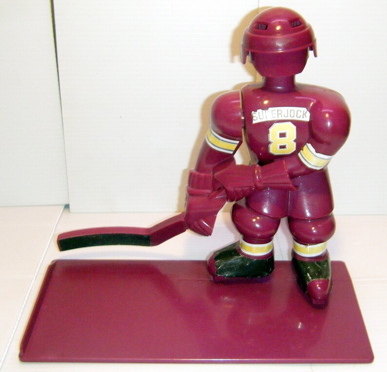 Vintage 1976 Schaper Super Jock Game Toy Hockey Player Highly Etsy