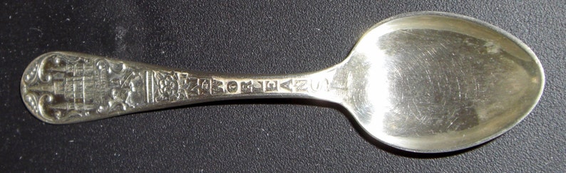 JWR Vintage Souvenir Sterling Silver Spoon St Souvenir Spoon Louis Cathedral