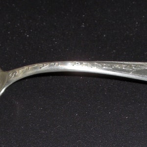 Souvenir Spoon Vintage Bullard Bros. Minnehaha Falls St. Paul Sterling Silver Souvenir Spoon