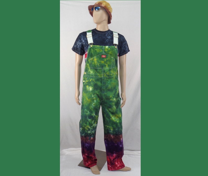 tie dye overalls