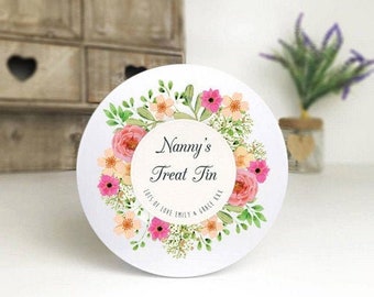 Personalised Cake Tin | Treat Tin | Cookie Tin | Kitchen Storage | Sweet Treats Tin | Mother's Day Gift | Birthday Gift