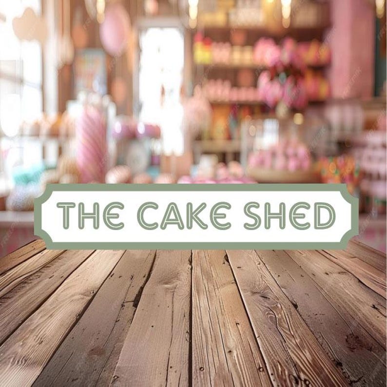 Personalized Cake Shed Sign Various Fonts and Colours Available - Etsy UK