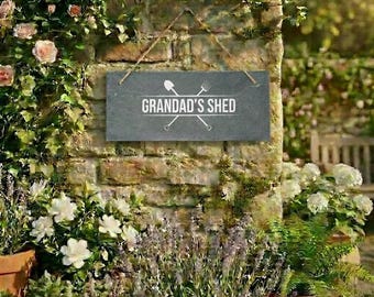 Personalized Slate Sign: Garden, Bar, Shed, or Hot Tub