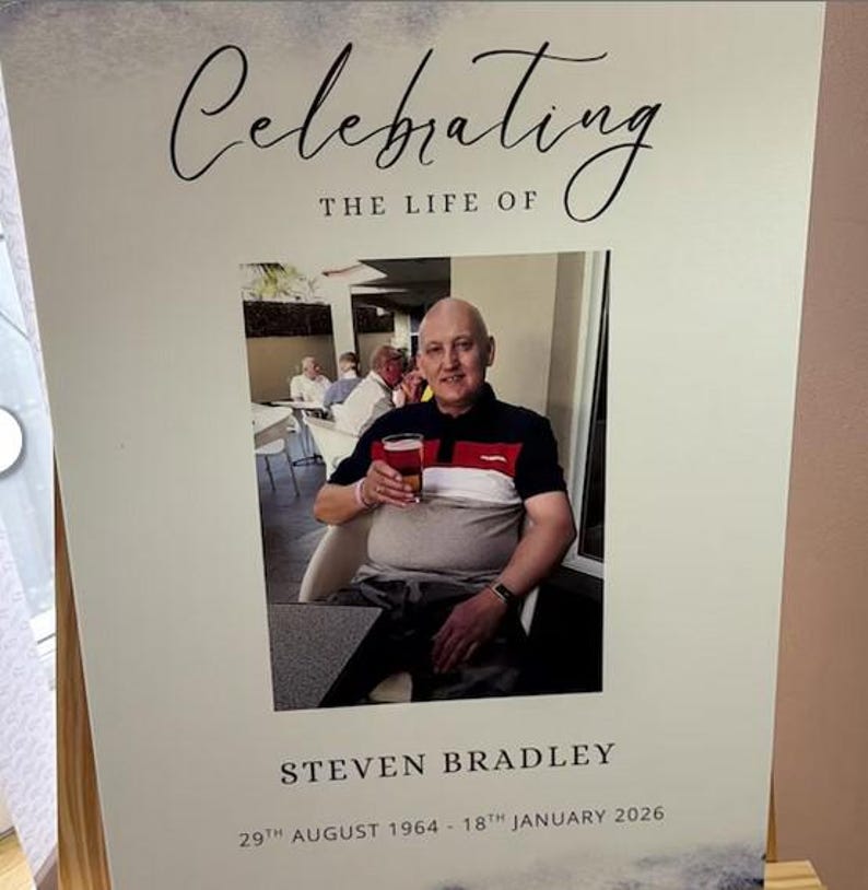 Personalized Funeral Memorial Sign: Elegant Celebration of Life Poster Funeral Memorial Wake image 14