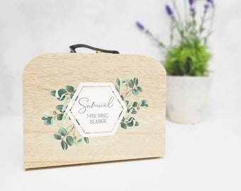 Porte-documents de sécurité personnalisé en bois pour alliances : boîte pour alliances