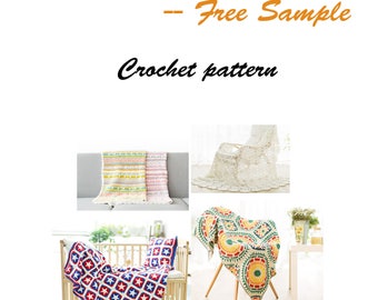 CROCHET PATTERN - Free Sample - Please do not purchase