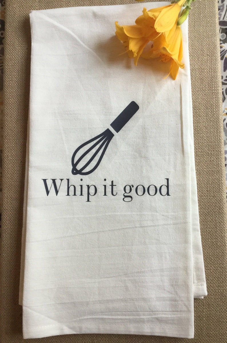 Kitchen Flour Sack Tea Towel Funny Kitchen Towels Hostess Etsy