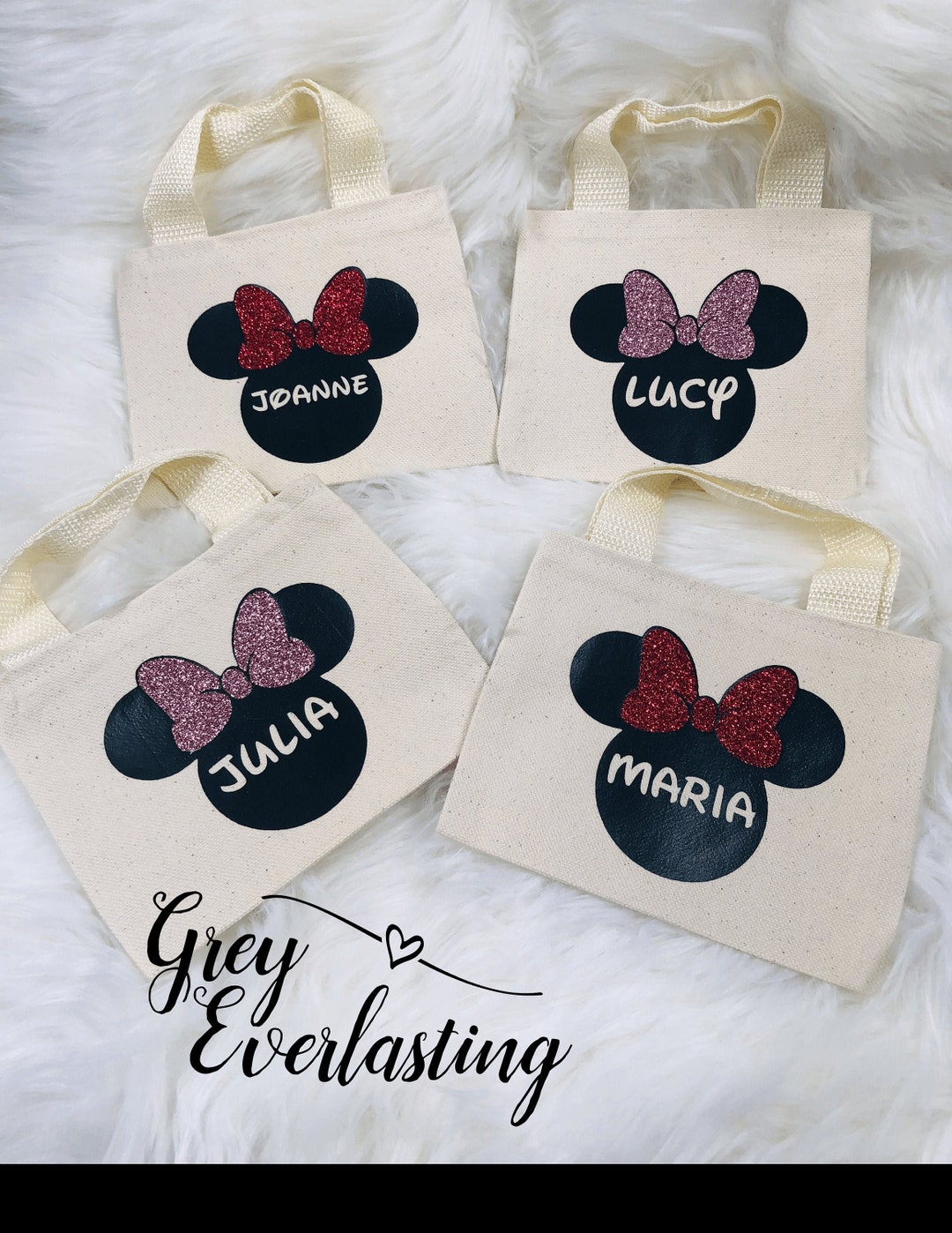 Magical Mouse Inspired Mini Tote Bags Multiple Color Combinations Treat ...