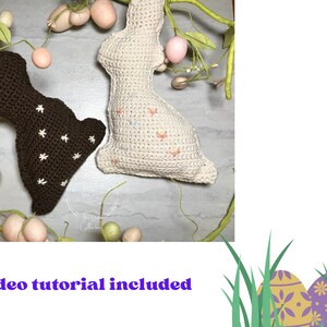 Patrón de pascua en crochet / Conejito de chocolate en crochet / Conejo en crochet / Dulces en crochet / Conejo en crochet / Pascua en crochet / Conejito de pascua en crochet imagen 6