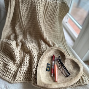 Easy Crochet Blanket Pattern: Beginner-Friendly Textured Afghan (PDF Download)