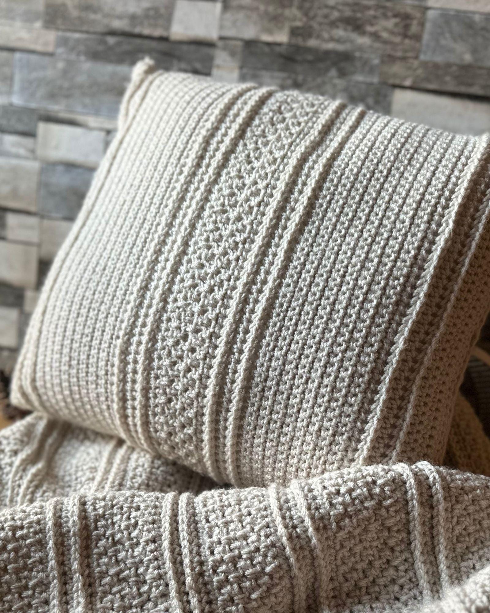 Crochet Pillow Cover Pattern