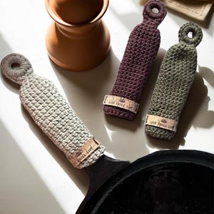Crochet Skillet Handle Cover Pattern: Modern Kitchen Safety (PDF Pattern)