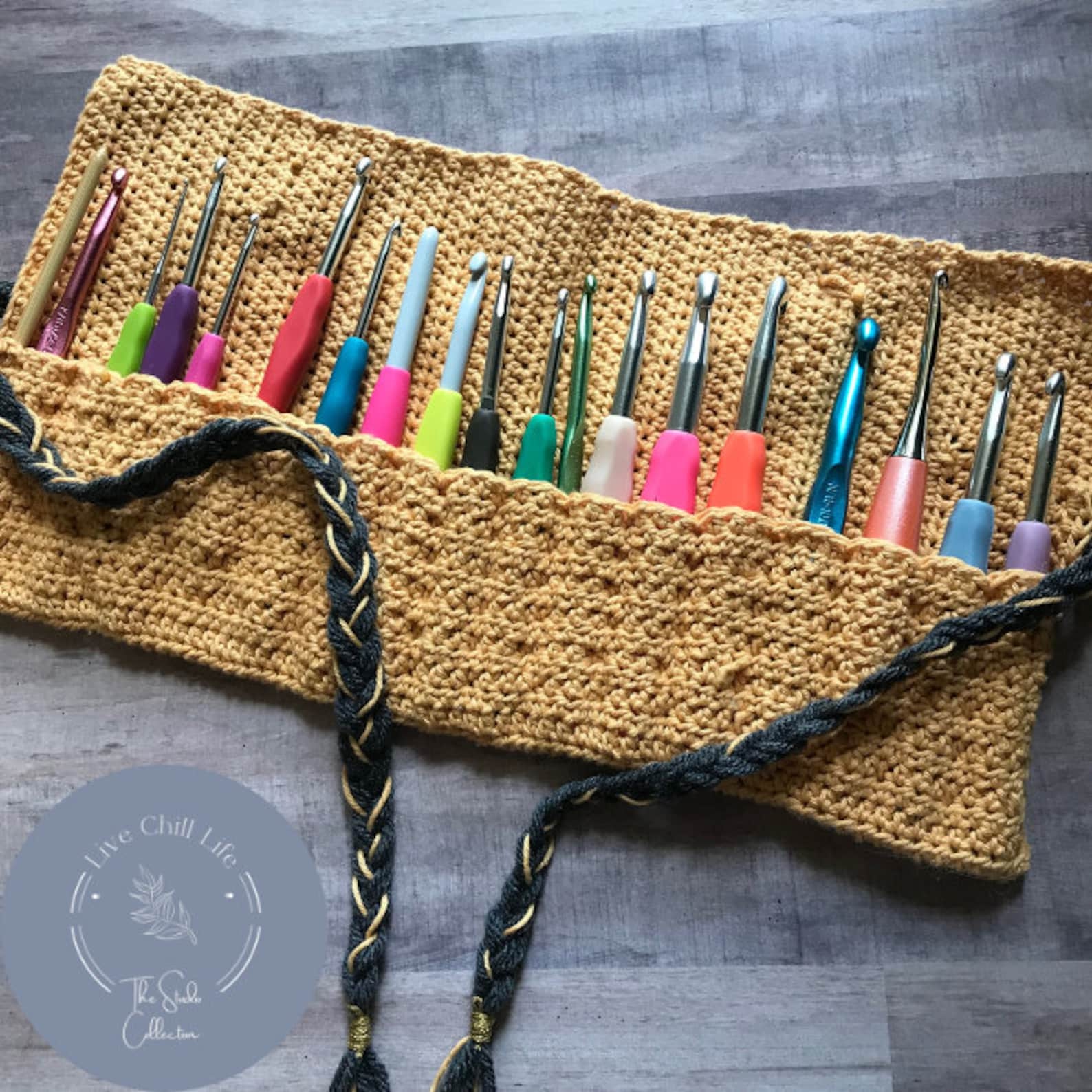 Crochet Hook Organizer Pattern Crochet Organizer Crochet Etsy