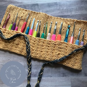 Crochet Hook Roll Organizer Pattern: Customizable Storage (PDF Pattern)