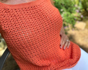 Crochet Halter Tank Top Pattern: Women's Crop Top (PDF Download