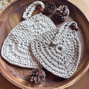 Crochet Kitchen Trivet Pattern: Braided Strap Hot Pad (PDF Pattern)