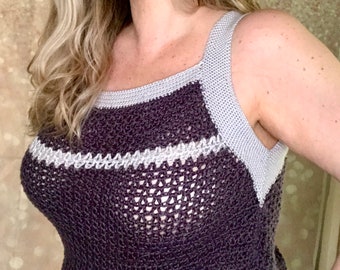 Crochet tank pattern |women's crochet top | summer crochet  | crochet crop top pattern | tank top pattern | summer fashion