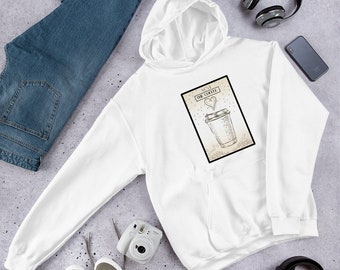 Sudadera con capucha amante del café / Camisa amante del café / Idea de regalo amante del café / Camisa de tarot de café