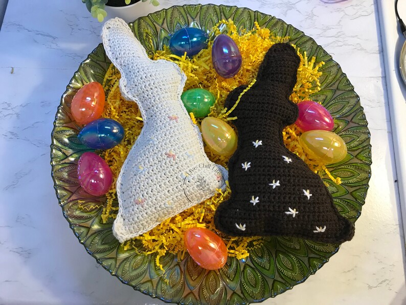 Crochet easter pattern Crochet chocolate bunny Crochet rabbit Crochet candy Crochet rabbit Crochet easter Crochet easter bunny image 2