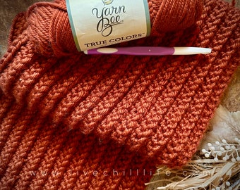 Chunky crochet blanket pattern | Ribbed crochet blanket | Modern crochet blanket | Crochet blanket bulky yarn pattern | easy ribbed crochet