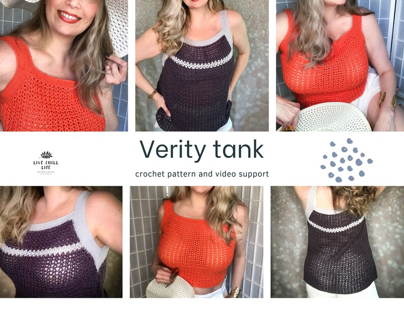 Crochet tank pattern women's crochet top summer crochet crochet crop top pattern tank top pattern summer fashion image 6