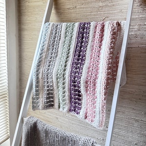 Crochet Rainbow Blanket Pattern: Colorful Textured Throw (PDF Pattern)