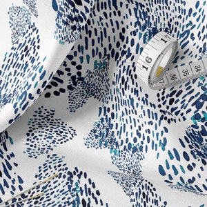Linen Fabric By The Yard or Meter, Animal Print Linen Fabric For Bedding, Curtains, Clothing, Table Cloth & Upholstery