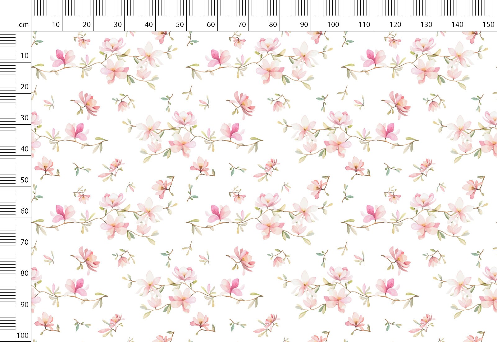 Linen fabric by the yard floral printed linen fabric modern Etsy