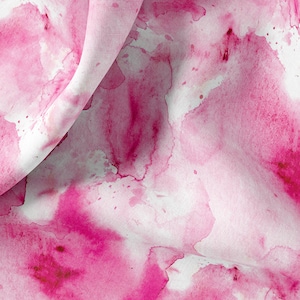 Aquarell Druck Leinen Meterware oder Meterware, Aquarell Druck Leinen Stoff für Bekleidung, Bettwäsche, Vorhänge & Polster