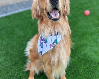 Arizona Diamondbacks Retro Over the Collar Dog Bandana/Pet Bandana