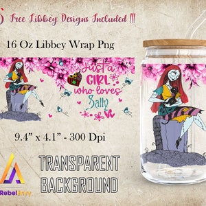 Villain Character 16oz Libbey Glass Can Wrap Png, Tumbler Template Cartoon Wrap Png, Halloween Png, Instant Digital Download