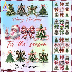 12 Designs Merry Christmas Png, Green Guy & Santa Christmas Blowing Bubble Png, Christmas Shirt Template Png, Png Format, Digital Download