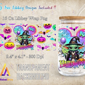 Krieger Halloween 16 Unzen Libbey Glasdosenverpackung Png, Cartoon 16 Unzen Becher Vorlage Png, Süßes Halloween Png, Halloween Gruselig, digitaler Download