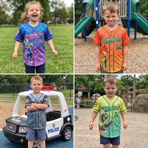 Zootopia Family Vacation Shirts 2026, Judy Hopps Nick Wilde Chief Bogo Flash Gazelle Clawhauser Matching Disney Trip Jersey bild 9