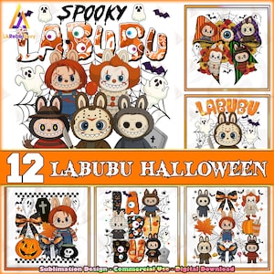 Cute Doll Halloween PNG Bundle, Monster Doll Halloween Clipart, Halloween Shirt Designs, Halloween Tarot Card, Halloween Theme, Digital File