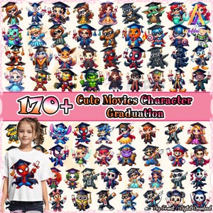 170+ Files Cartoon Graduation Png Bundle, Student Teacher Png Clipart, Dabbing School Png, Graduation Shirt Designs Png, Digital File